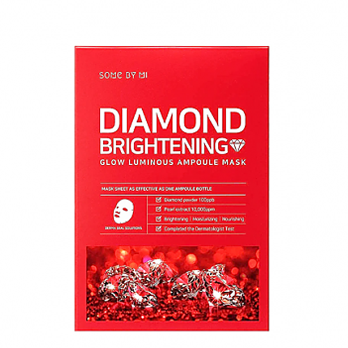 [SOMEBYMI] Glow Luminous Ampoule Mask #Diamond Brightening Calming (1ea)